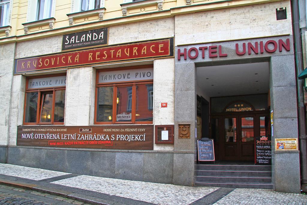 Hotel Union Louny Exterior foto